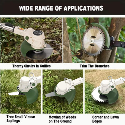 KUWAT Portable Cordless Electric Lawnmower