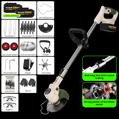 KUWAT Portable Cordless Electric Lawnmower