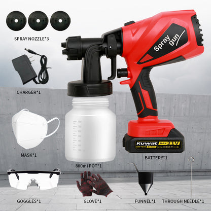 KUWAT 21V Cordless HVLP Paint Sprayer