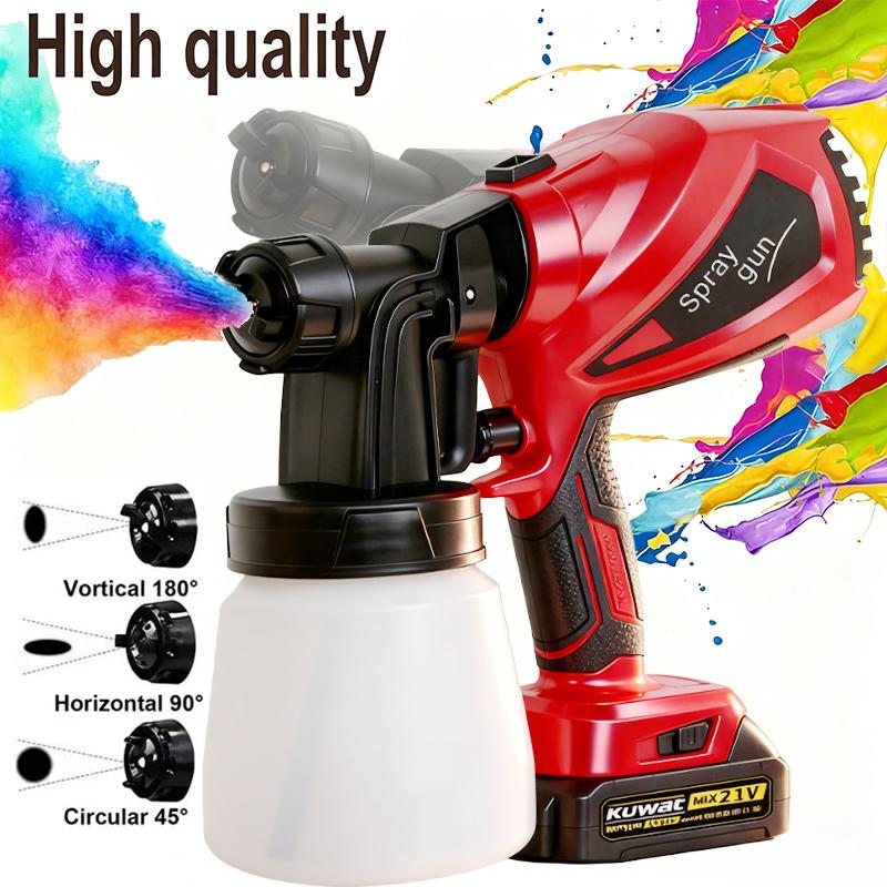 KUWAT 21V Cordless HVLP Paint Sprayer